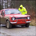 Car 323 - James Young/David Young         - Red Ford Escort Mk1 