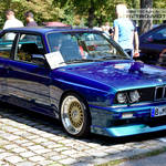 Blue BMW E30 M3 on BBS Wheels