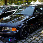 Black BMW E36 Compact