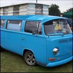 Blue VW Type 2 T2 Bay Window