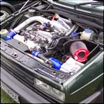 Oak Green VW Golf Mk2 Dub Turbo