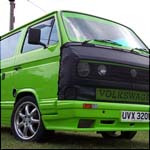 Green VW T3 T25 UVX320W