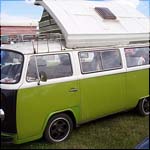 Green VW type 2 Bay Window