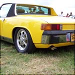 Yellow Porsche 914 XGC922M