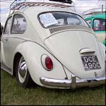 White 1965 VW Beetle DCE490C
