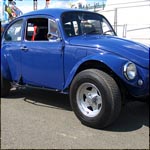 Blue VW Baja Beetle LUE259E - Lee Malyon - VWDRC