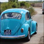 Blue VW Beetle JKM292E