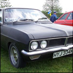 Satin Black Vauxhall Firenza HYJ334N
