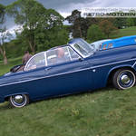 Blue Ford Zephyr Convertible