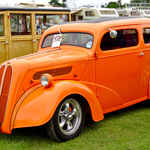 Orange Ford Pop Hot Rod 211UXE