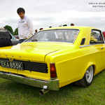Yellow Ford Taunus 17M Coupe EKA855K
