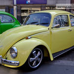 Yellow VW Beetle