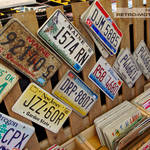 Vintage American Licence Plates For Sale