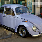 Lilac VW Beetle 0-AZA-327