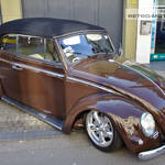 Brown VW Beetle Convertible