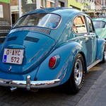 Blue VW Beetle 0-AYC-572