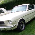 White Ford Mustang TRX353D