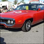 Red 1972 Plymouth Road Runner