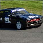 Car 20 - James Aukland - Black Mk3 Ford Capri 3900cc