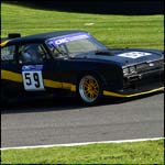 Car 59 - Adrian Vickers - Black Ford Capri 5000cc