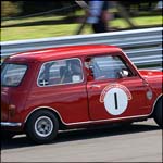 Car 1 - Andy Messham - Red Austin Mini Seven - EBW163A