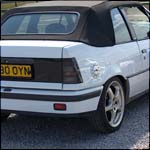 White Vauxhall Astra Mk2 GTE Convertible