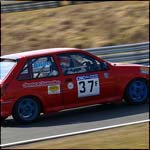 Car 37 - Brian Allen - Red Ford Fiesta Mk3 XR2i