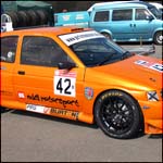 Car 42 - Jeffrey Windsor - Orange Ford Escort RS Cosworth