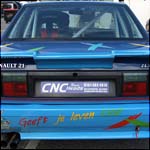 Car 25 - Bob Claxton - Blue Renault 21 Turbo