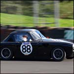 Black 1960 Austin Healey Frogeye Sprite WYX543 - Car 88  Simon 