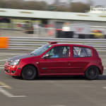 Red Renault Clio Track Car R555MDM