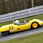 Yellow 1962 Lotus 23B - Car 23 - John Pearson