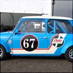 Car 67 - Christian Devereux - Blue 1971 BMC Mini Cooper