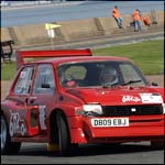 Car 5 - I Rowlance and L Rowlance - Red MG Metro 6R4 D809EBJ