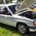 White Vauxhall Nova Sport