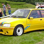 Yellow Peugeot 205 Rallye K620DJM