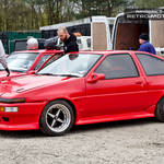 Red Toyota AE86
