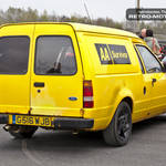 Yellow Ford Escort Van G516WJB
