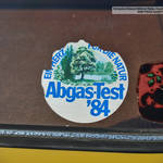 Retro Abgas-Test 84 sticker