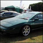 Green Lotus Esprit V8 at the Silverstone Classic 2013