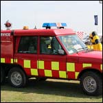 Fire and rescue Six Wheeled Range Rover at the Silverstone Class