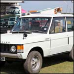 White Range Rover HNP510N at the Silverstone Classic 2013