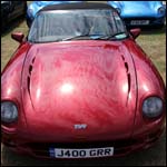 Red TVR Chimera J400GRR at the Silverstone Classic 2013