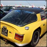 Yellow TVR Vixen CLM100H at the Silverstone Classic 2013
