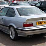 Silver BMW E36 Alpina B3 3.0 Switch-Tronic Coupe N41YAU at the S
