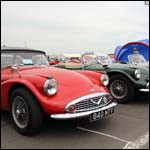 Daimler SP250 Dart at the Silverstone Classic 2013