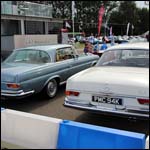 Mercedes Benz 280SE 3.5 at the Silverstone Classic 2013