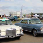 Mercedes Benz 280SE 3.5 at the Silverstone Classic 2013