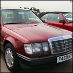 Mercedes Benz W124 at the Silverstone Classic 2013
