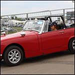 Austin Healey Sprite at the Silverstone Classic 2013